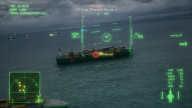 Ace Combat 8 Mission 16 Guide Ships, UAVs & Currus