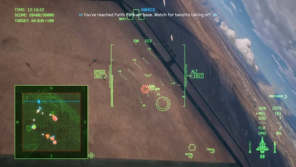 Ace Combat 8 Mission 7 Guide West Airfield