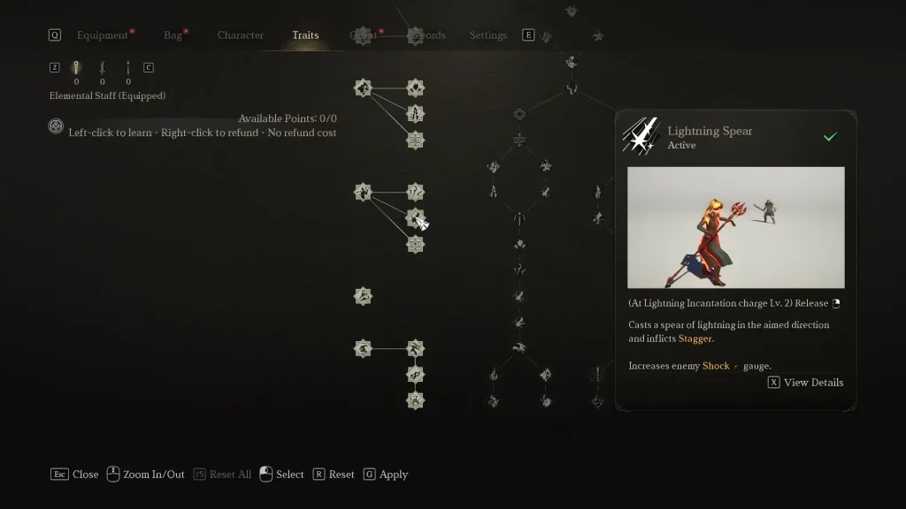 ArcheAge Weapon Traits