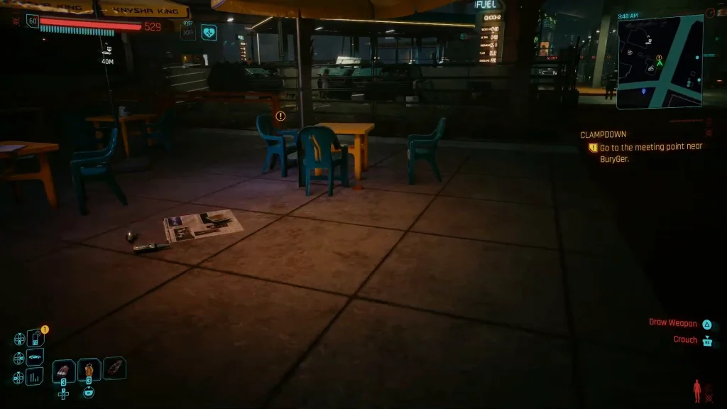 BuryGer Diner Clampdown Quest