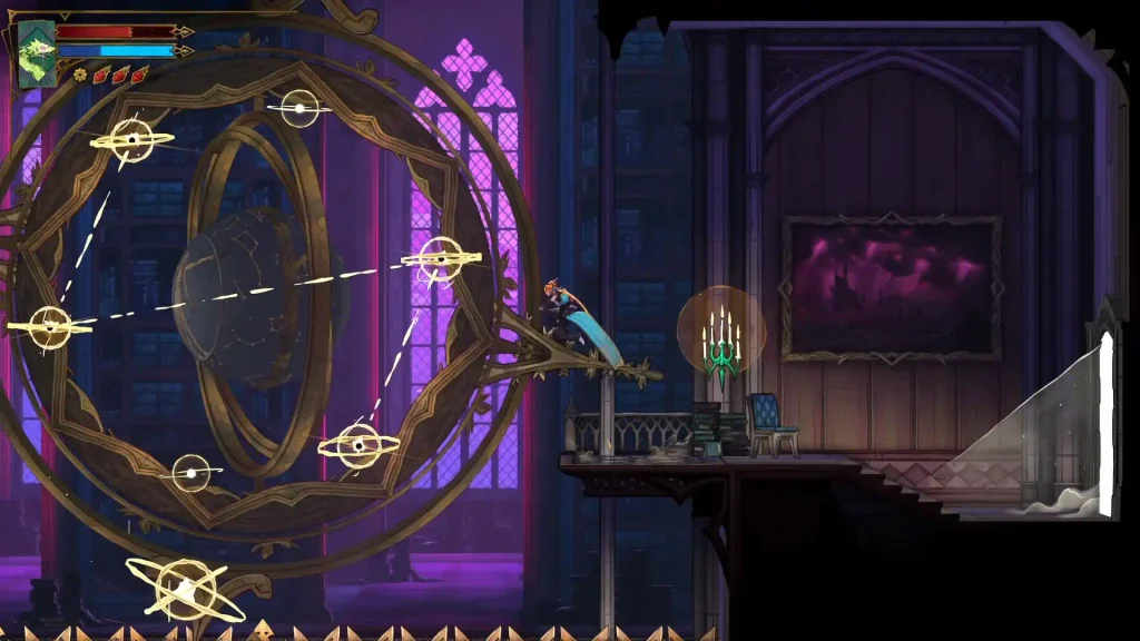 Castlevania: Belmont's Curse Library Woman Puzzle