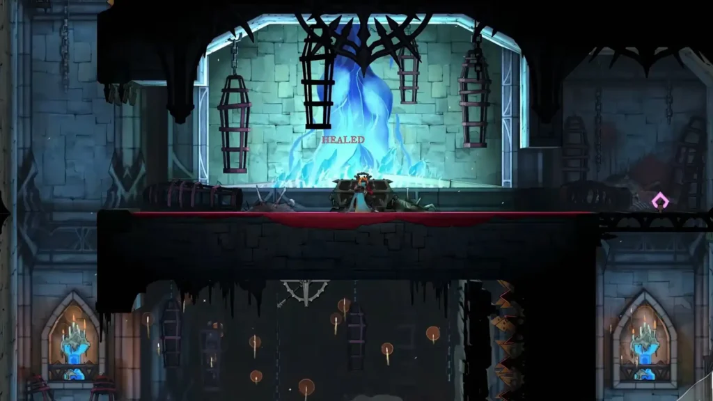 Castlevania Belmont's Curse Main Hall Dungeon Environment