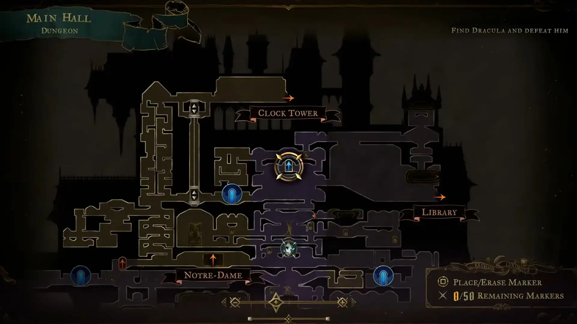 Castlevania Belmont's Curse Main Hall Dungeon