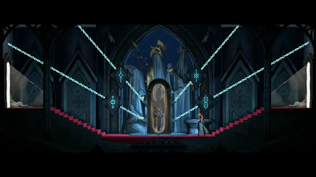 Castlevania Belmont's Curse Queen Eleanor is chained