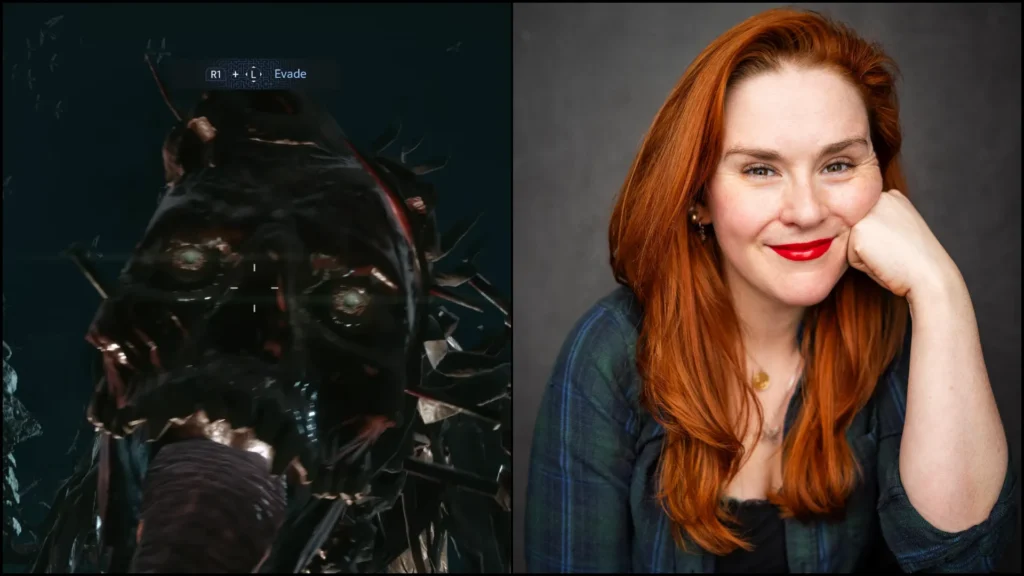 Charlotte, a terrifying monster voiced by Rhiannon Moushall in Hellraiser Revival