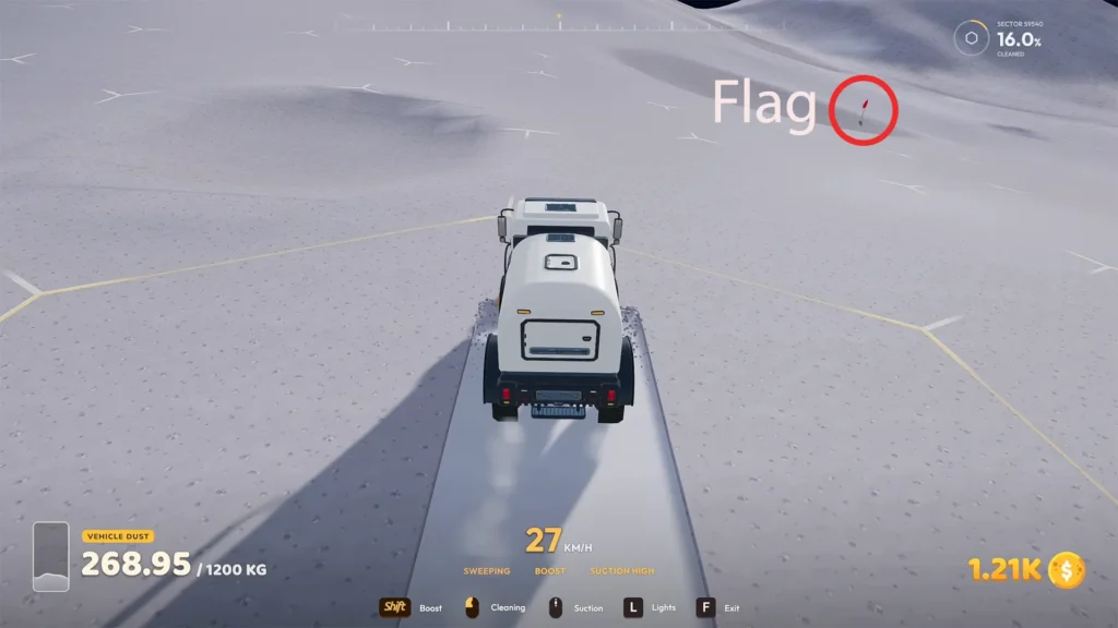 China Flag in Moon Sweepers