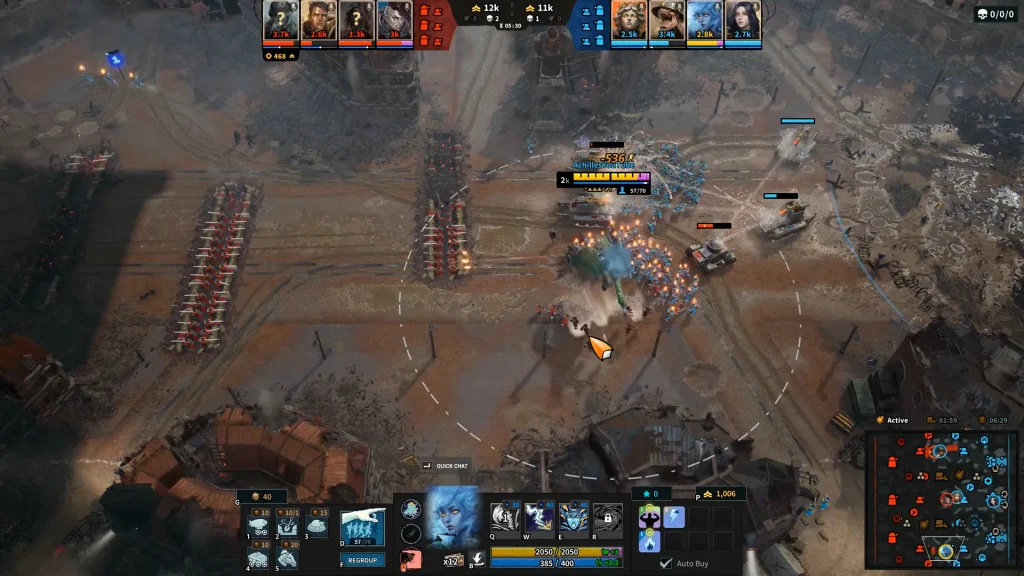 Combat in March of Giants