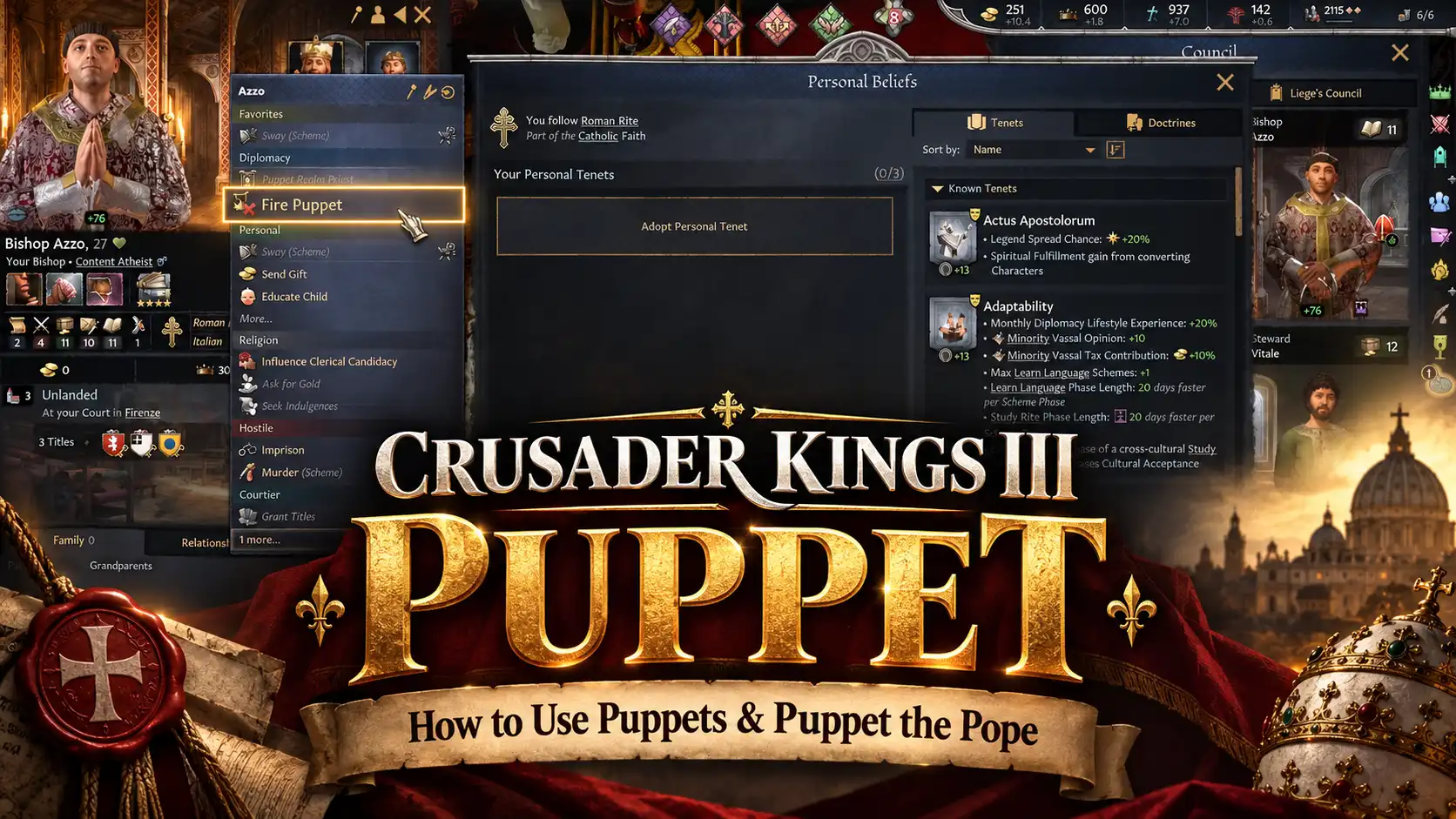 Crusader Kings III Puppet