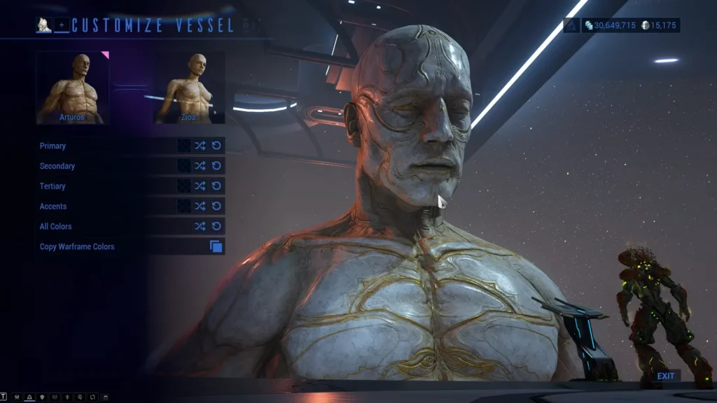 Customize Your Vessel in Tau Vessel Quest