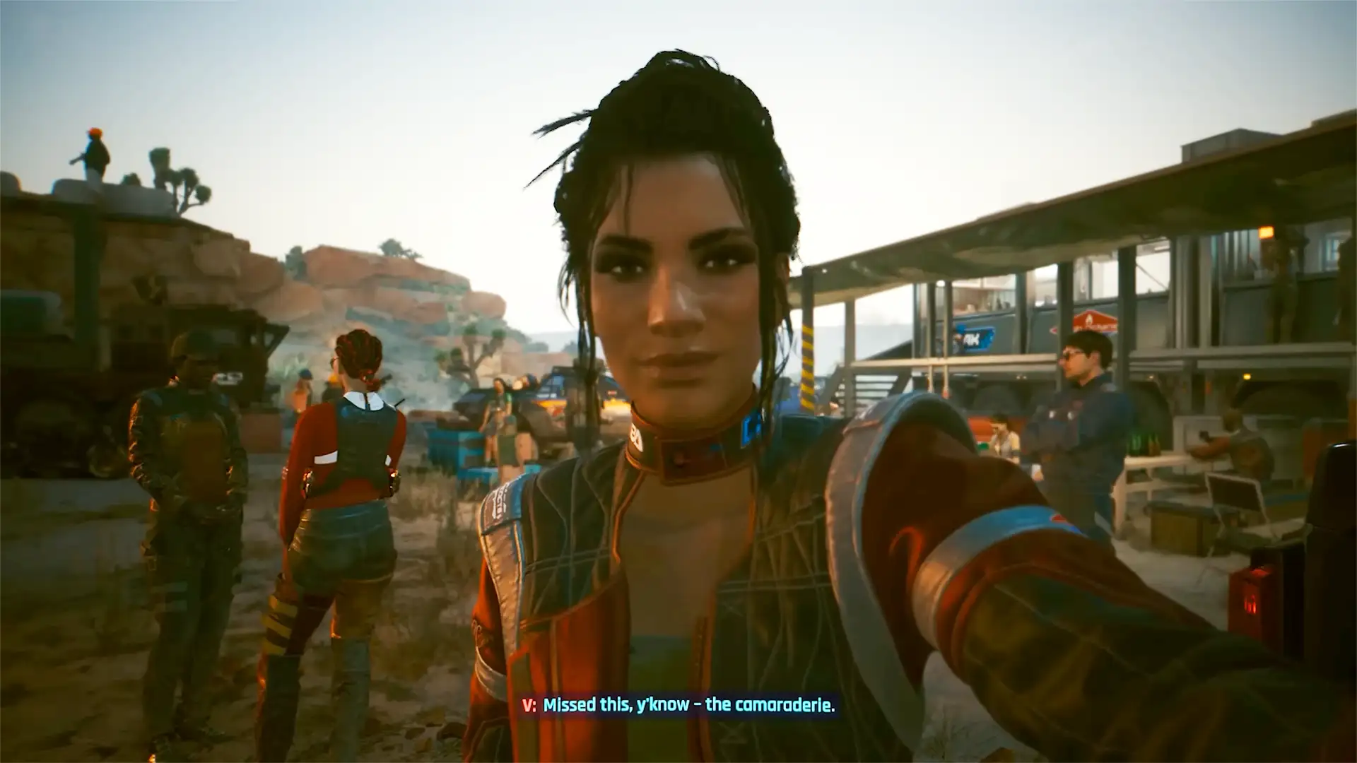 Cyberpunk 2077 Nomad lifepath