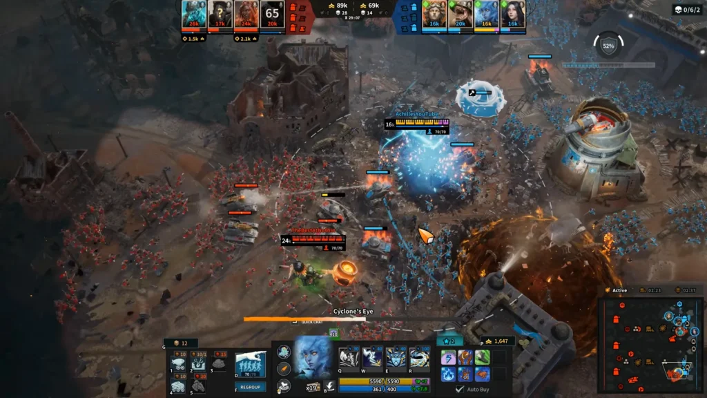 Cyclone Eye in March of Giants