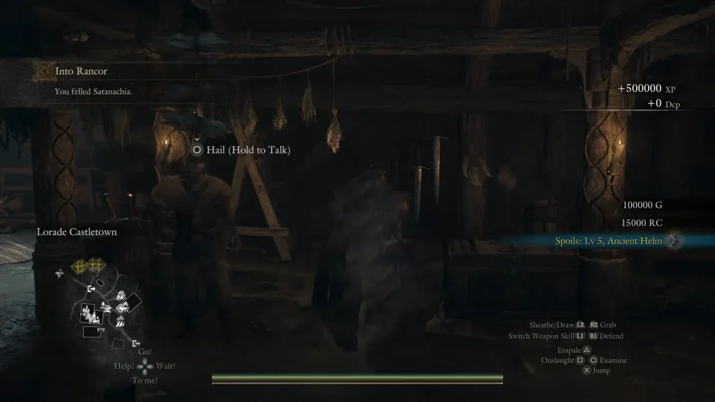 Lv 5 Ancient Helm as a spoil