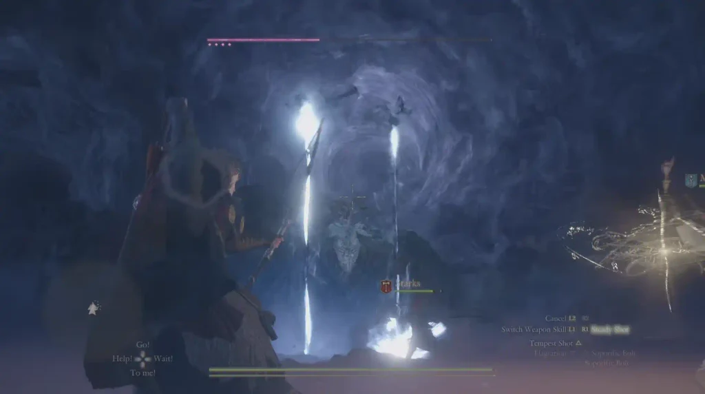 DD2 Dark Arisen Satanachia laser attack