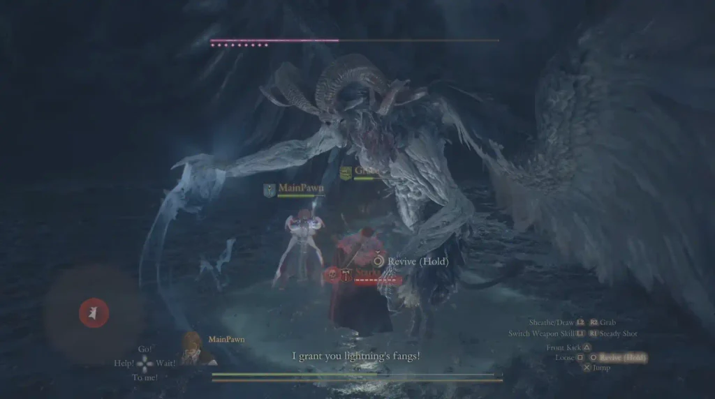 DD2 Dark Arisen Satanachia slamming his hand