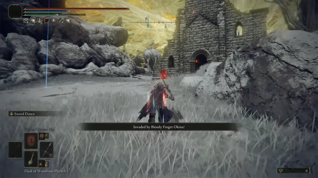 Elden Ring Bloody Finger Okina at the Church of Repose