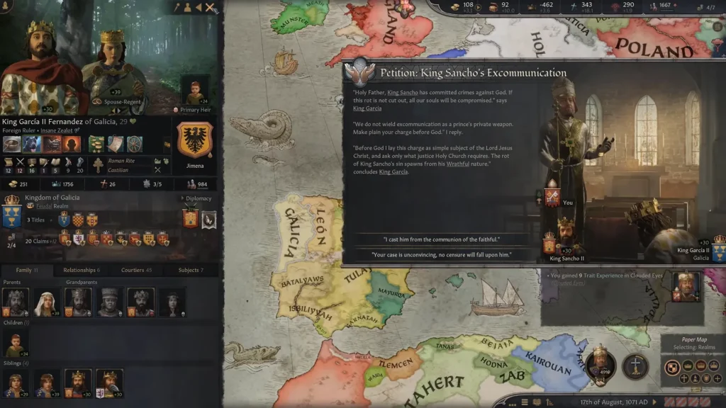 Excommunication in CK3
