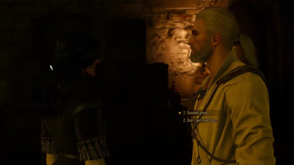 Extra scene choice Yennefer Romance
