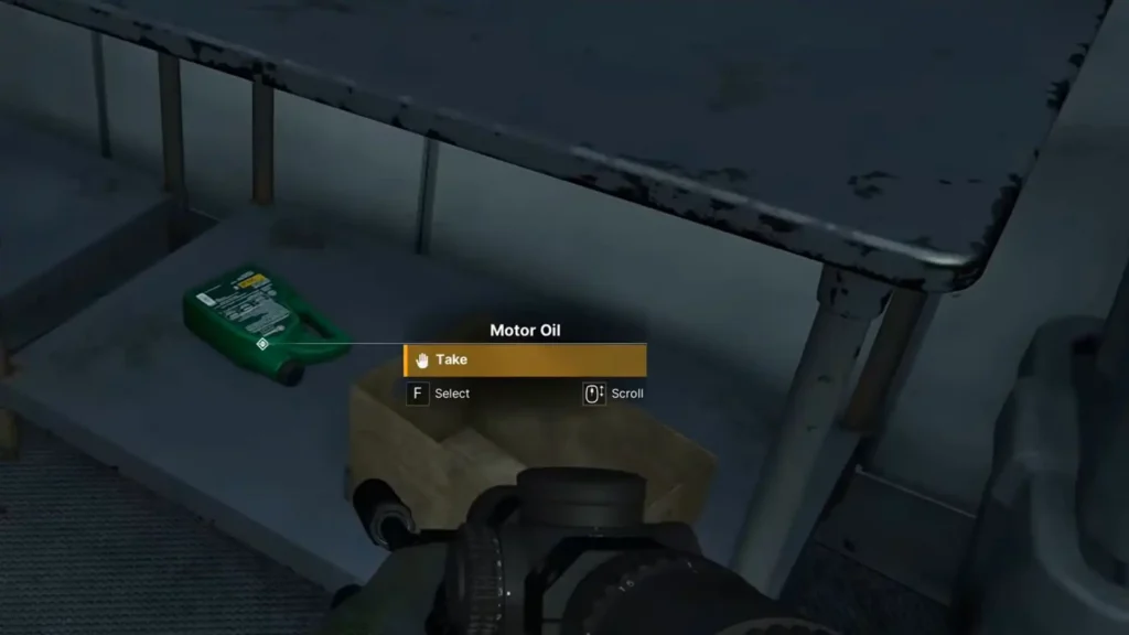 Finding Motor Oil