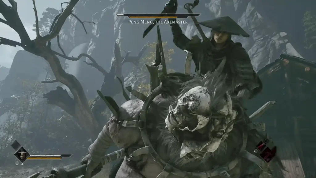 Soul dealing the last damage needed to Peng Meng