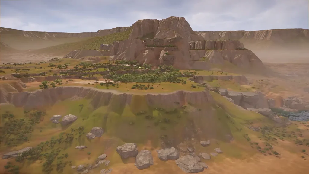 Grassland Sculpted Map (Africa)