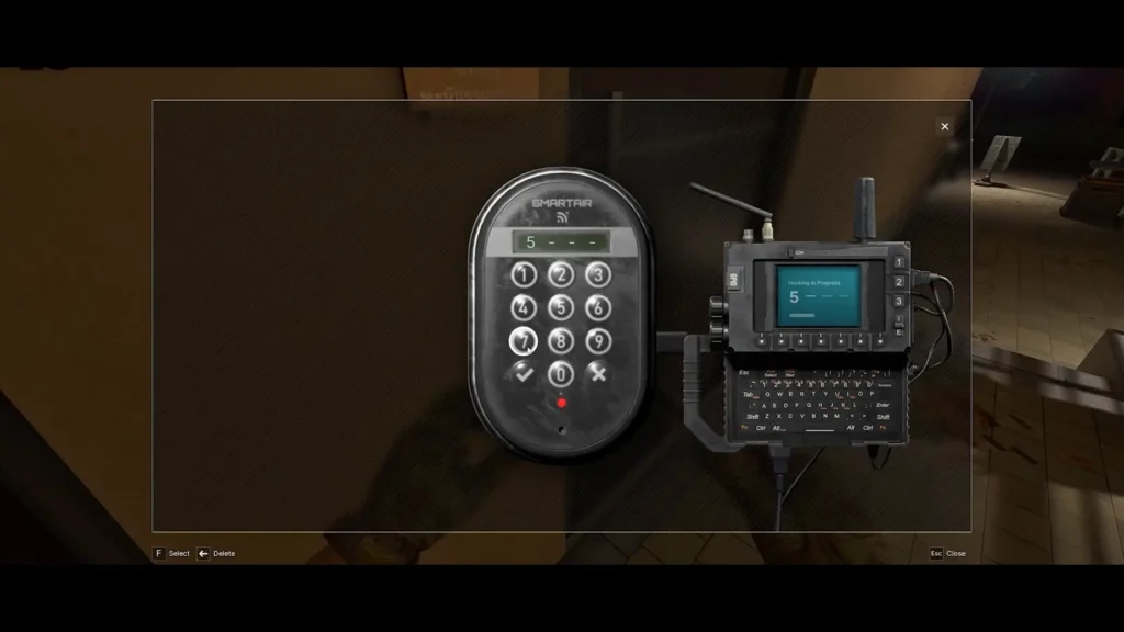 Gray Zone Warfare hacking tool action
