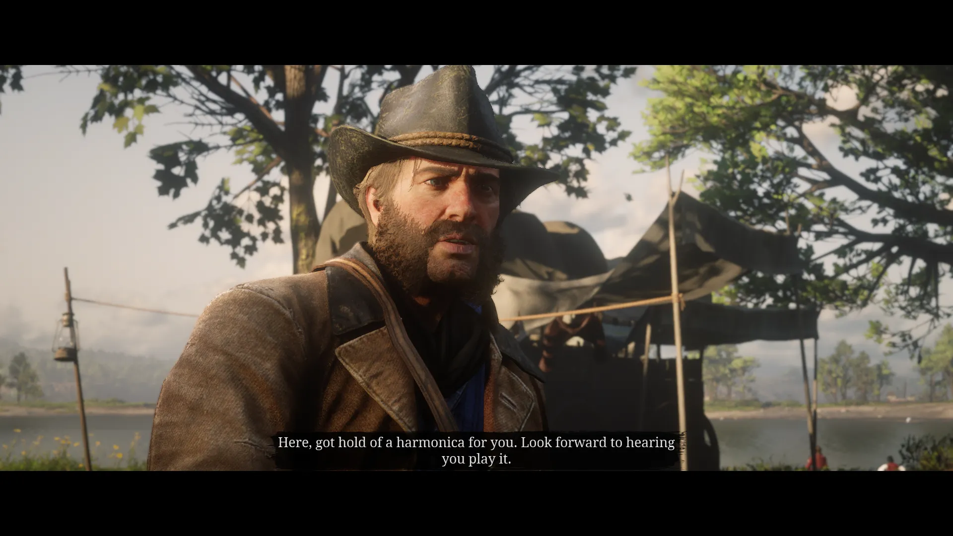 Gun Oil reward for completing Sadie's harmonica request in Red Dead Redemption 2