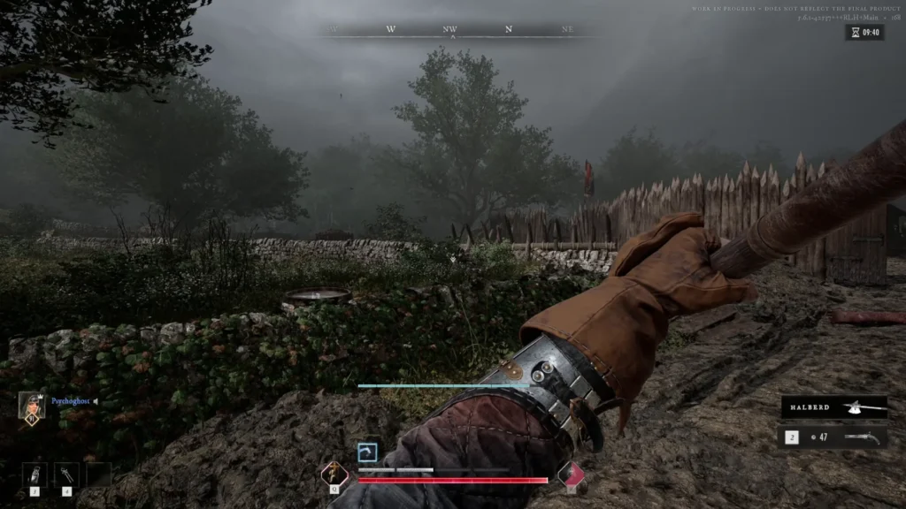 Performing a directional attack in HUNGER