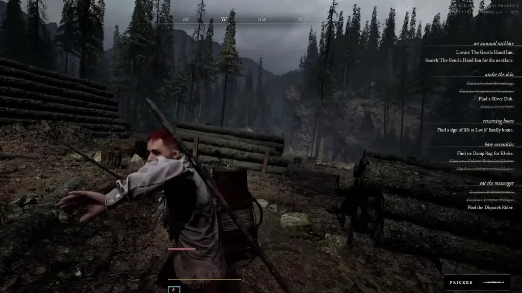 Attacking another player in HUNGER PvP