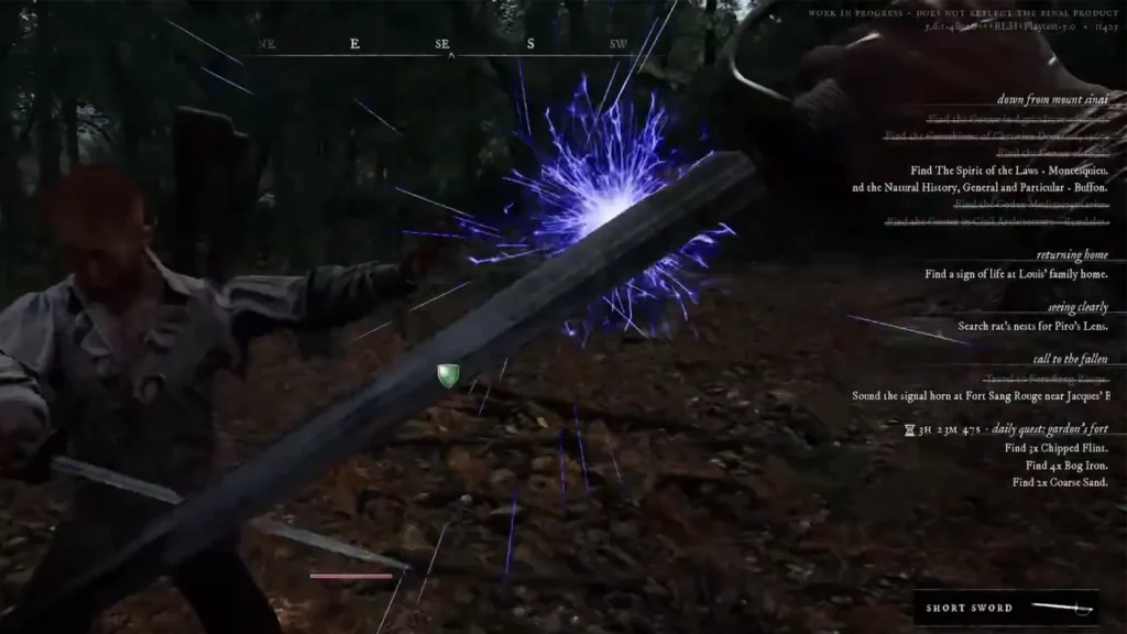 Performing a perfect Parry in HUNGER