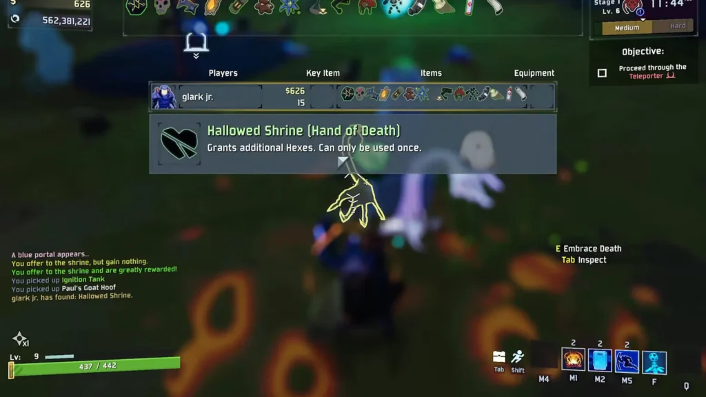 Hallowed Shrine Hand of Death