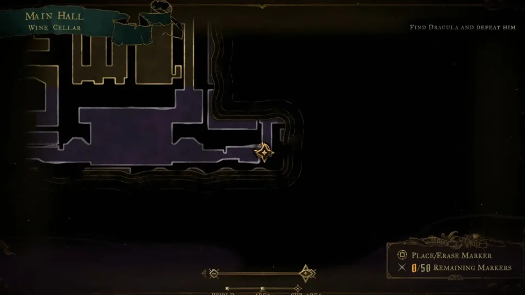 Hidden XP Statue Location on the map