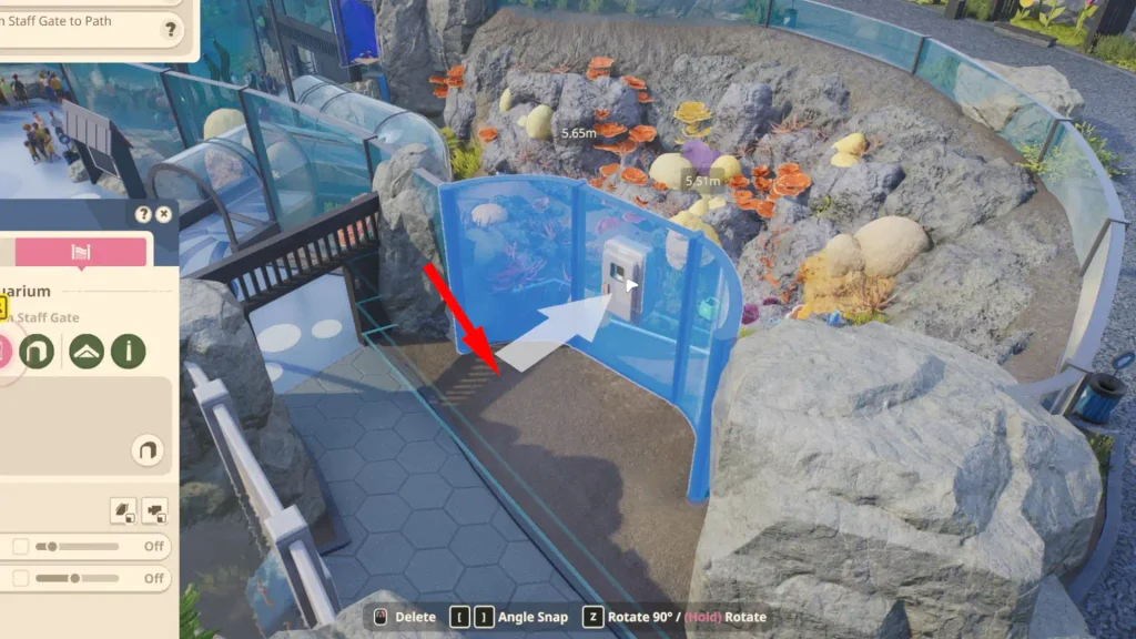 Planet Zoo 2 Aquarium door bug Door place higher no path connected