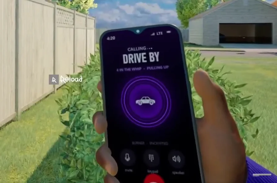 Hood Warfare 2 Drive-By killstreak providing armed vehicle support