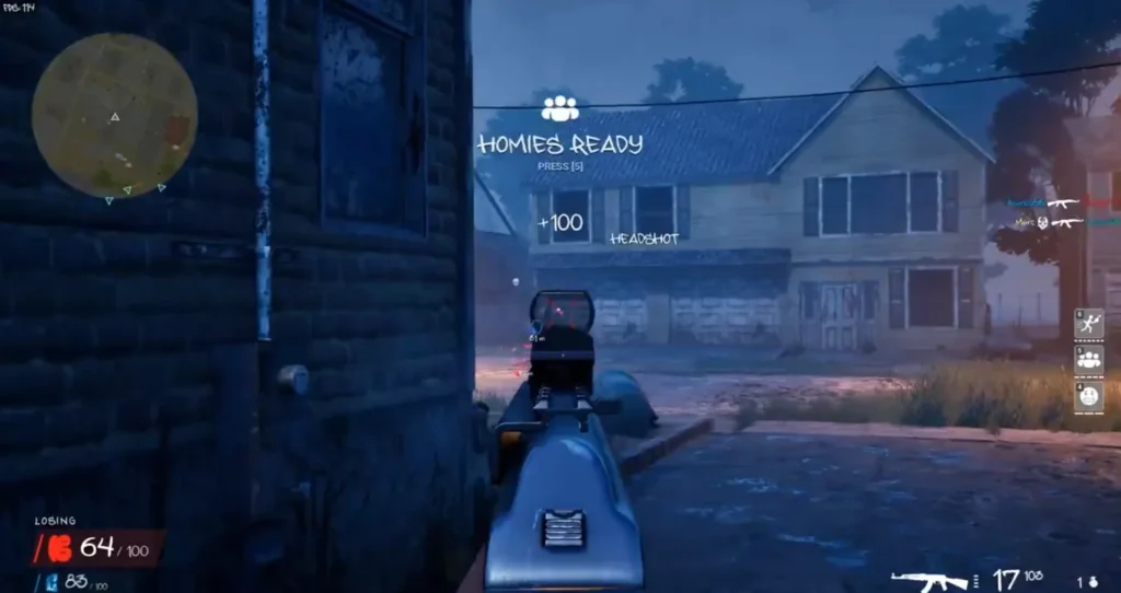 Hood Warfare 2 Homies killstreak ready notification during combat