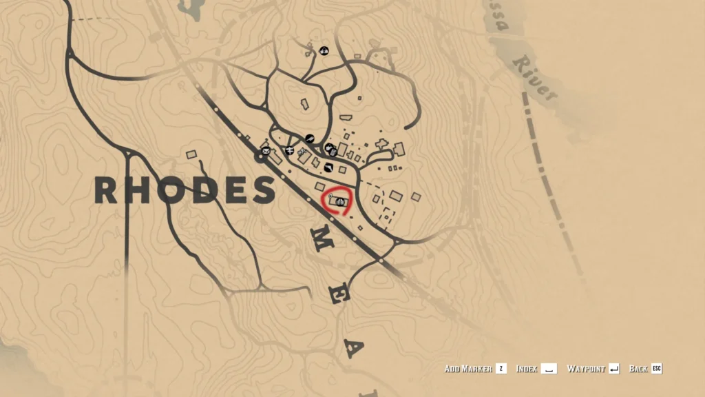 Jack's thimble location RDR2