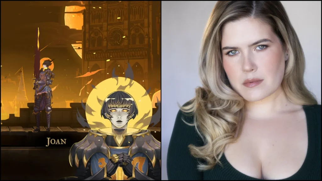 Joan of Arc boss character in Castlevania Belmont's Curse, voiced by Erica Lindbeck