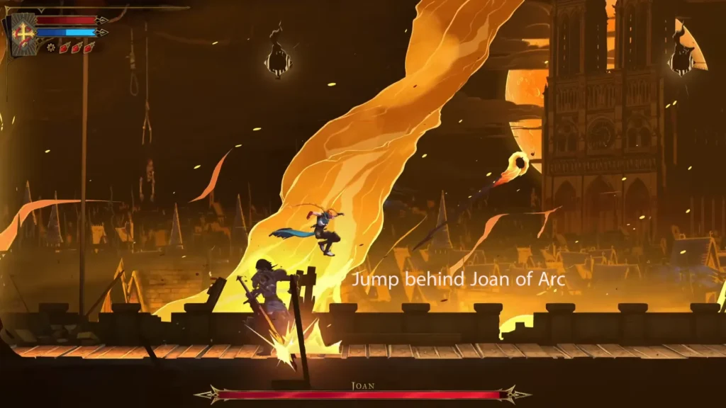 Jump behind joan of arc