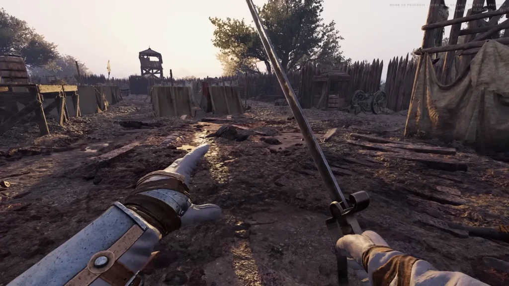 Performing a light attack in HUNGER