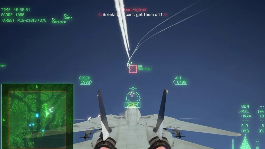 MiG-21BIS is destroyed