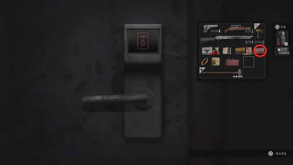 Motel room 3 card