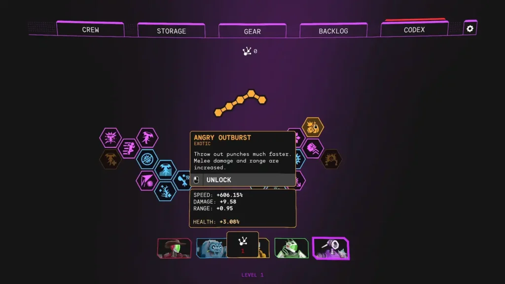 Mycopunk Mycologist Third Upgrade Tree
