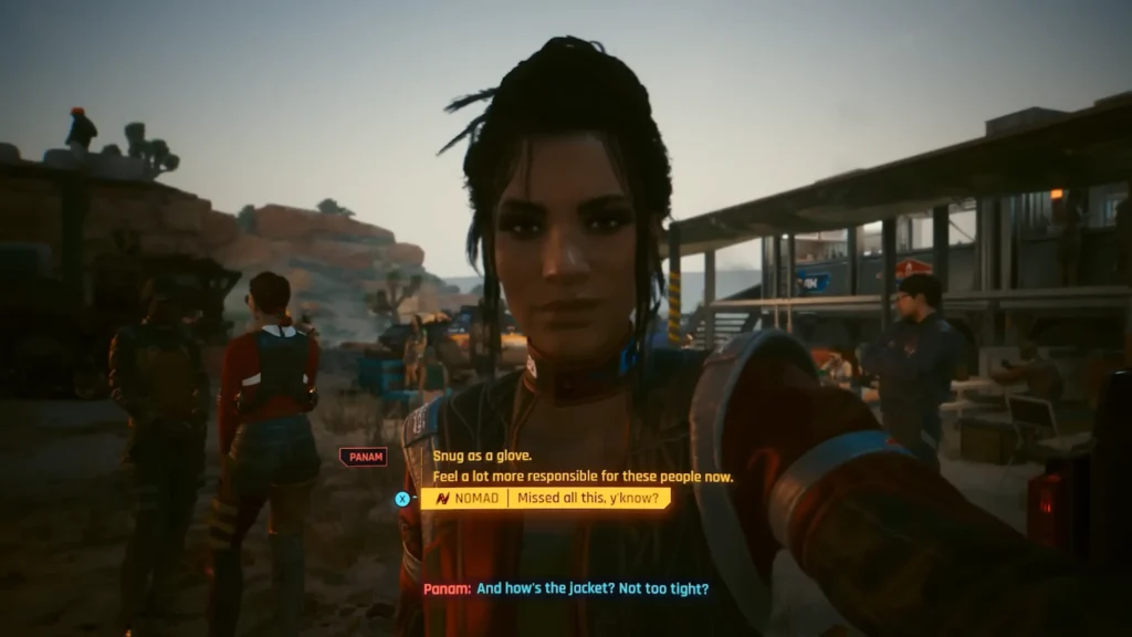 Nomad Dialogue Options
