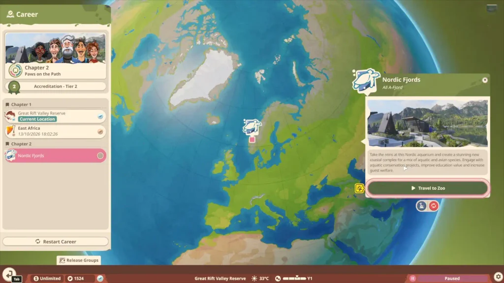 Nordic Fjords Chapter Select