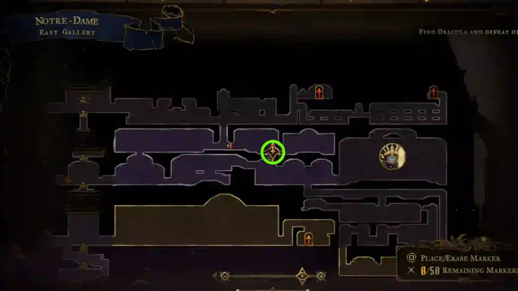 Notre Dame location on the map