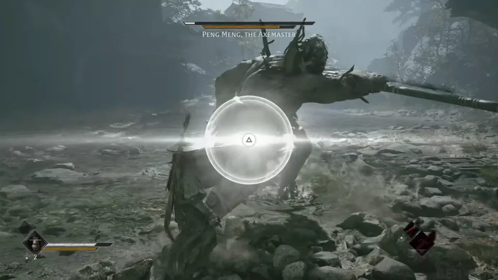 Peng Meng's last attack which is a QTE