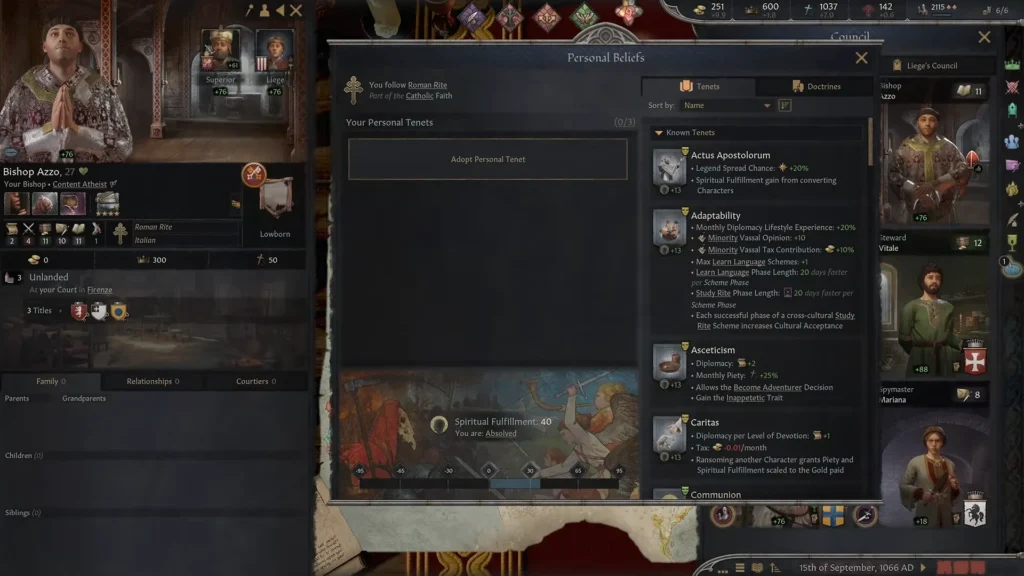 Personal Beliefs in Crusader Kings III