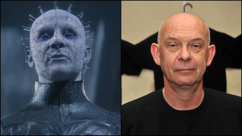 Pinhead, the Hell Priest voiced by Doug Bradley in Hellraiser Revival