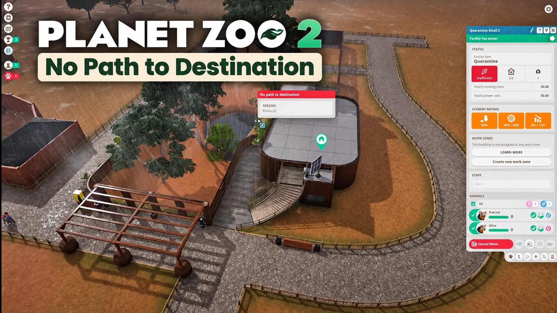 Planet Zoo 2 No Path to Destination