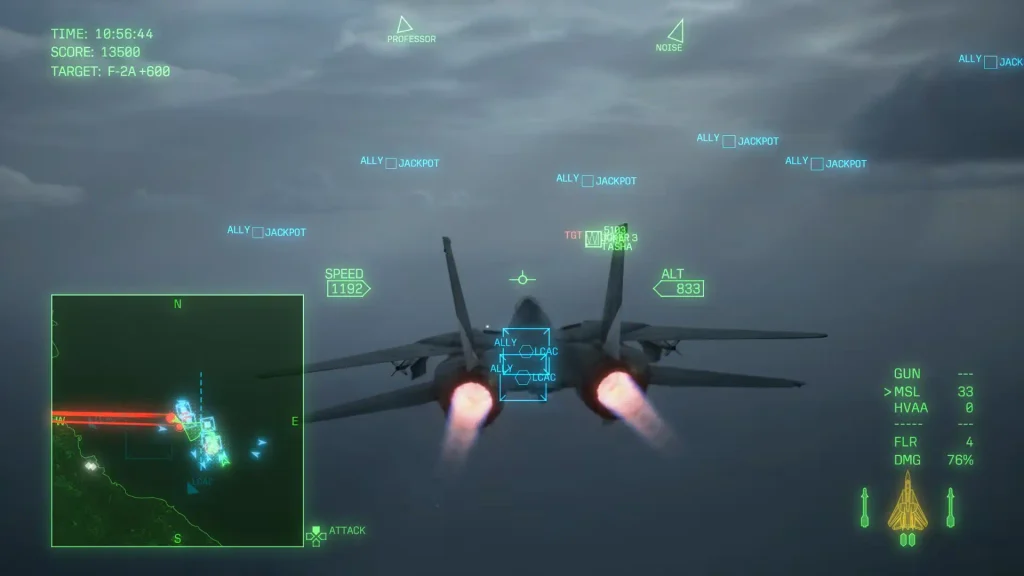 Playing Ace Combat 8