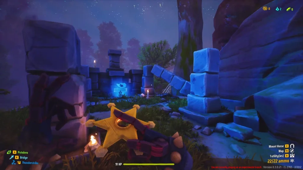 Grave 3 location shown in the game world